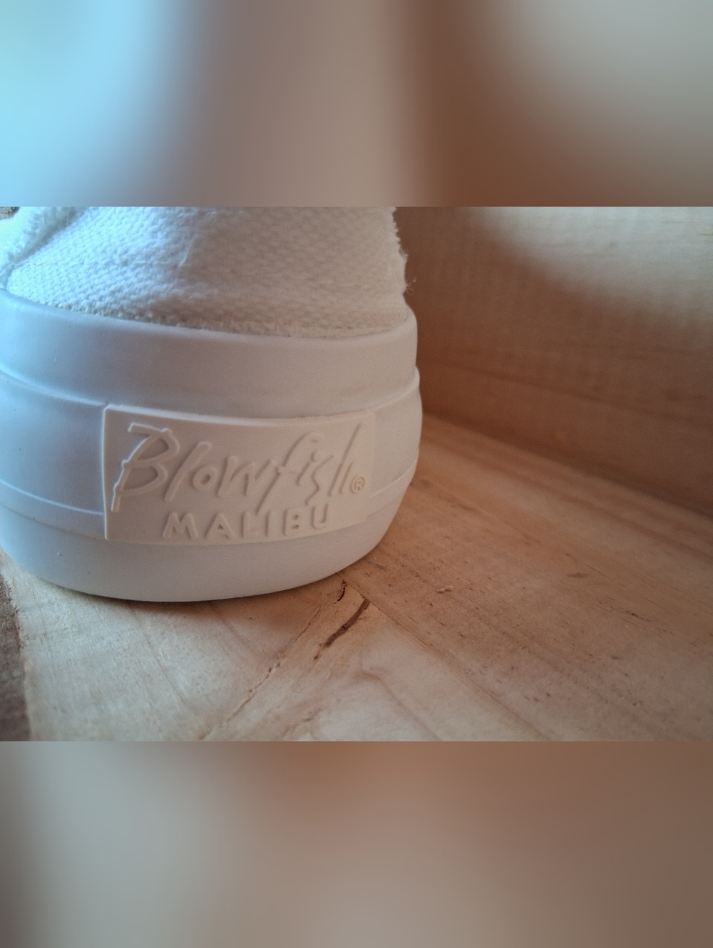 Blowfish Malibu Platform Sneakers White Size 10 - Picture 3 of 4